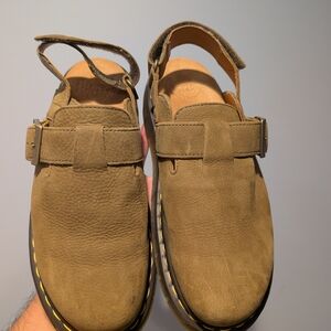 Dr. Martens Jorge II Nubuck Savannah Tan Leather 10M Clog